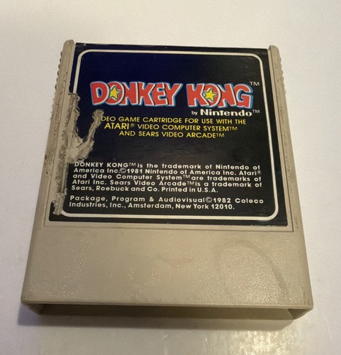 Donkey Kong (Atari 2600, 1982) gereinigt & getestet (A075) - Bild 2 von 5
