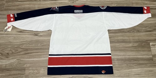 Size XL - NWT Vintage Columbus Blue Jackets CCM 4th Generation Replica Jersey - Picture 10 of 13