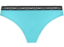 Wonderbra W01PE Crazy Dressing Brazilian Lace Brief in Turquoise