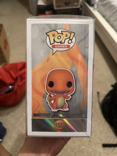 Funko Pop! Charmander Pearlescent 455 Pokemon Center Exclusive mit Protector! - Bild 2 von 5