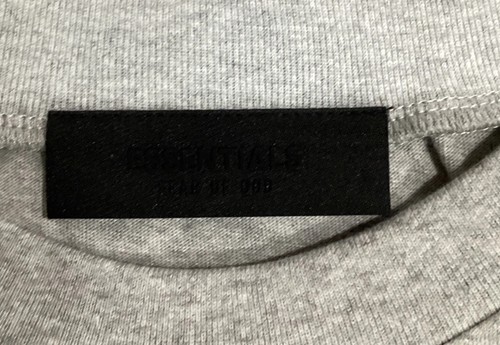 Essentials Fear Of God T-Shirt Light Heather Size Lg (OVERSIZED) New With Tags. - Picture 3 of 4