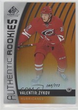 2017 SP Game Used Authentic Rookies Orange Rainbow /113 Valentin Zykov Rookie RC