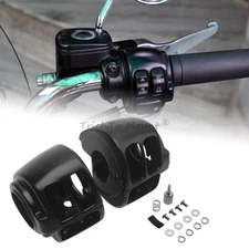 For Harley Sportster XL 2014-later Black Handlebar Control Switch Housing Cover