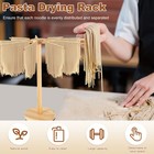 Sturdy Pasta Drying Rack Rotary Wood Pasta Rack Large-Capacity Noodle RelMF