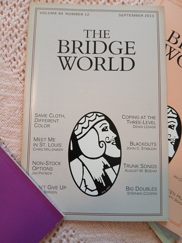 2013 The Bridge World 12 Bulletins Jan-Dec Vols 84 #4-12 / Vols 85 #1-3 - Picture 10 of 14