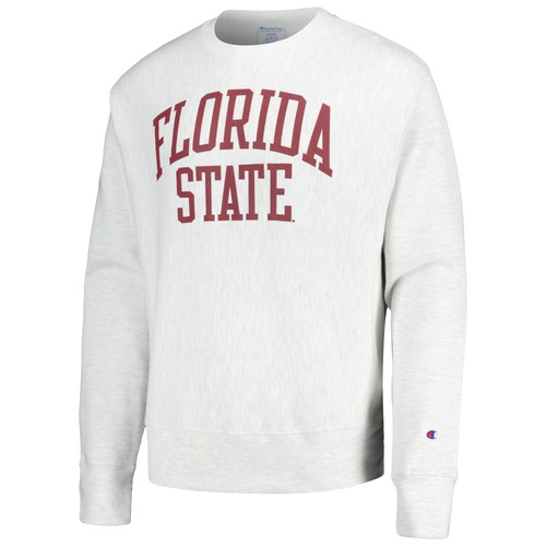 Men's Champion Heather Gray Florida State Seminoles Relaxed Fit Arch Reverse - Bild 2 von 3