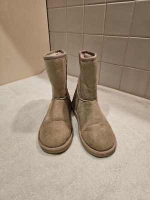 Beiger Bootie 36, no name, gebr. Kunstleder,  guter Zustand, kostenloser Versand