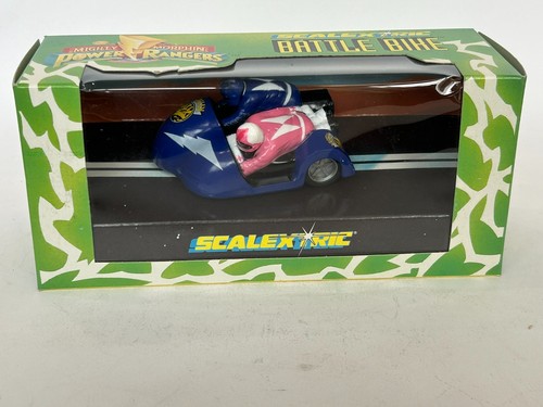 Scalextric C885 Power Rangers Motorcycle (Blue) 1/32 scale slot car NIB ...