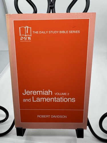 Jeremiah And Lamentations Bible Commentary 2 Volumes Robert Davidson DSB - Picture 4 of 5