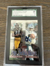 2000 Bowman Chrome #B10 Plaxico Burress / Joey Galloway By Selection SGC 9