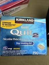 Kirkland Signature Quit 2mg Quit Smoking Original Flavor Nicotine Polacrilex 190