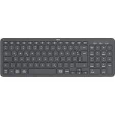 hama WK-300 Tastatur kabellos schwarz
