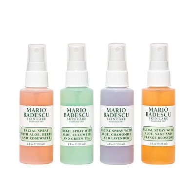 Mario Badescu Facial Spray Collection with Rose Water, Cucumber, Lavender and...