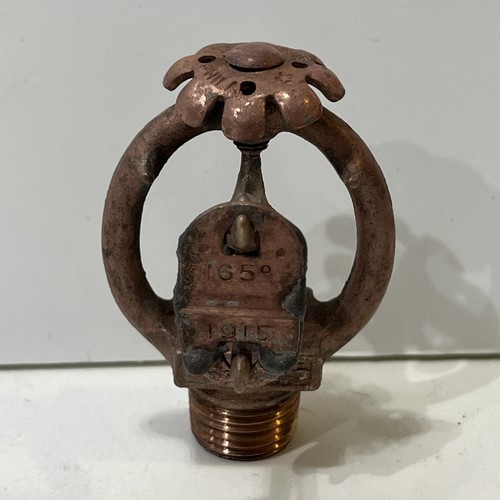 Antique Evans fire sprinkler heads 1915 Evans 165° E-B-15 Upright 1/2” Head