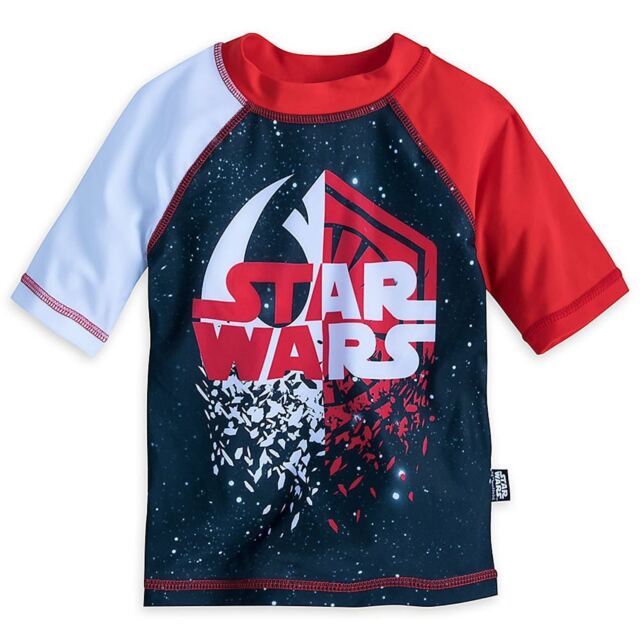 Boys Star Wars Rash Guard Red-XS