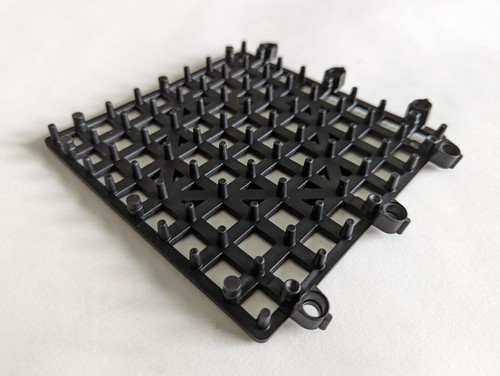 24 Kitchen Restaurant Countertop Interlocking Rubber Bar Glass Drying Mat 6"x6" - Picture 3 of 4