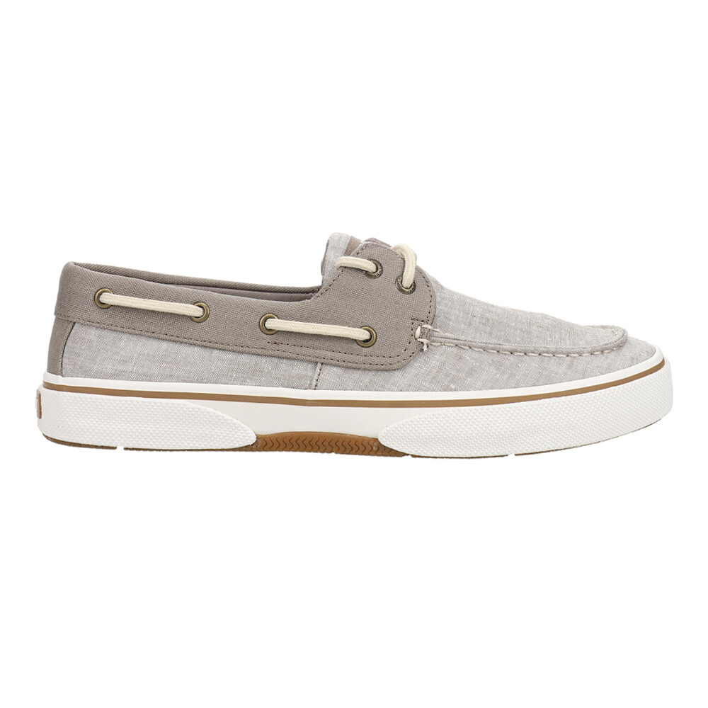 Мужская повседневная обувь Sperry Seacycled Halyard 2Eye Chambray Boat бежевого цвета STS25638
