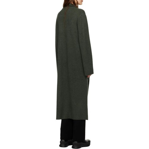 Lisa Yang The Amie Cashmere Coat Jacket Sweater Cardigan Sz 1 S-M Olive Coatigan - Picture 21 of 24
