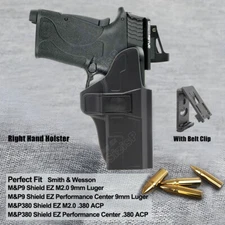 M&P380 Shield EZ Holster OWB Fit Smith & Wesson S&W M&P 9 Shield EZ M&P 380