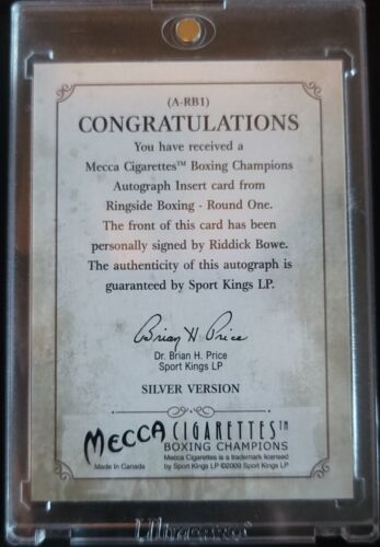 Riddick Bowe Mecca Tobacco Portrait Painting - Picture 2 of 8