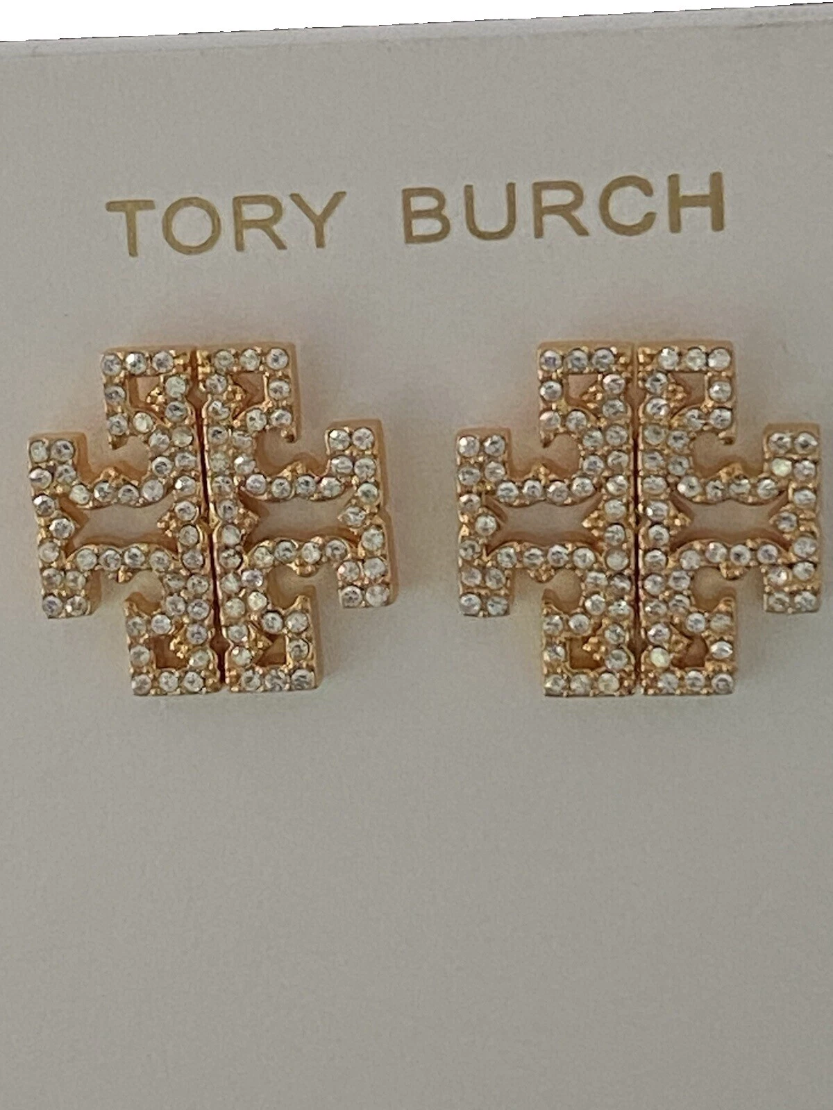 Tory Burch 黄铜时尚耳环