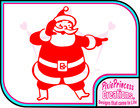 Christmas Sticker Holiday Santa ZB Vinyl Car Wall Room Decoration Window Decal