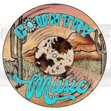 Sublimation Print Country Music Western Ready to Press Heat Transfer