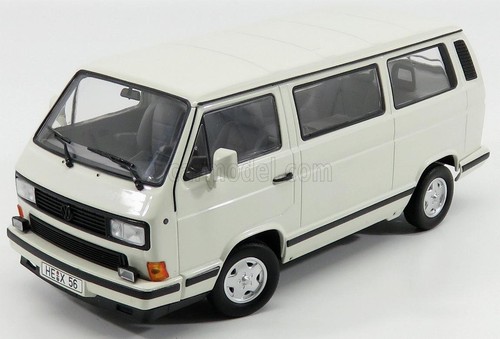 MODELLINO FURGONE STATICO DIECAST VOLKSWAGEN T3 MULTIVAN MINIBUS 1992 SCALA 1/18 - Foto 1 di 6
