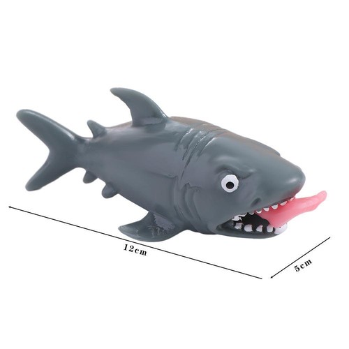 1pcs Squeeze Biting Leg Shark Fidget Children Gag Toys Biting Leg Shark Toy Boy - Picture 2 of 12
