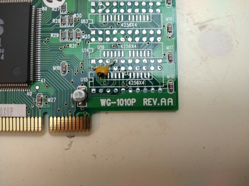 WG-1010P WG-10 SIS PCI VIDEO CARD 86C201 Used EXCELLENT - Picture 2 of 4