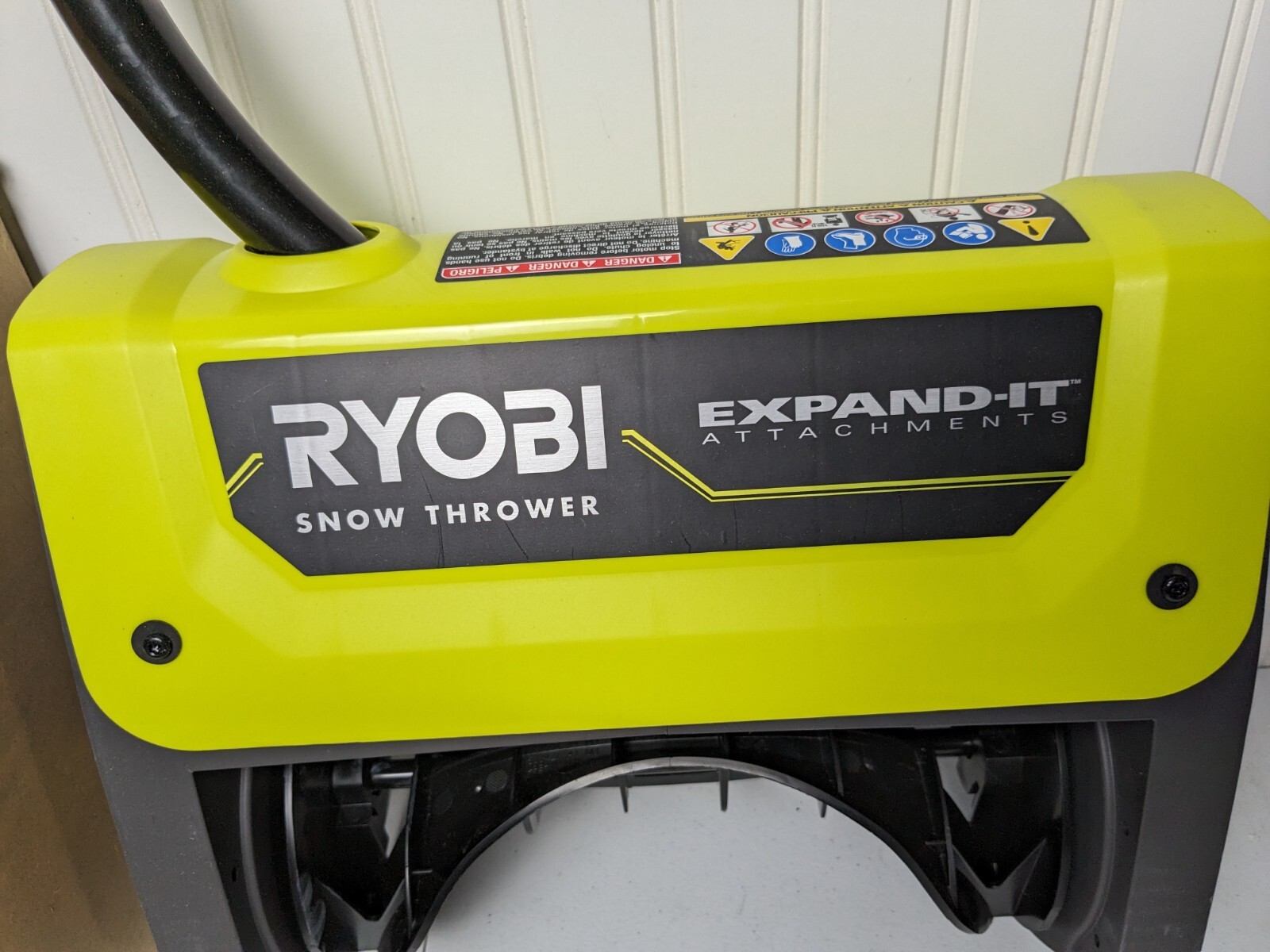RYOBI ExpandIt 12 in. Snow Thrower Attachment RYSNW00, New Open Box eBay