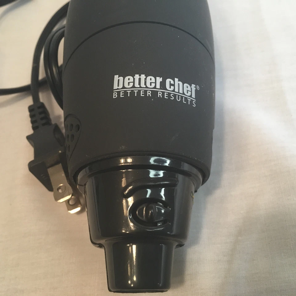 Motor de licuadora de mano Better Chef funciona muy limpio con cable sin accesorios Foto 2 de 4