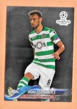 2017-18 Topps Chrome  #66  RC Rookie Sporting CP Bruno Fernandes      5857