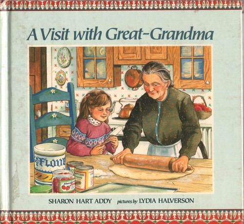 A VISIT WITH GREAT GRANDMA By SHARON HART ADDY Albert Whitman HC 1989 1st Ex-Lib - 第 1/1 張圖片