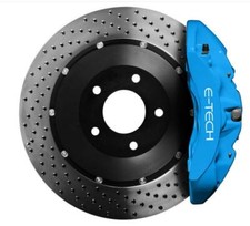 (ET) L BLUE Brake Caliper Paint Brush On + FREE gloves/brush Motorbike H