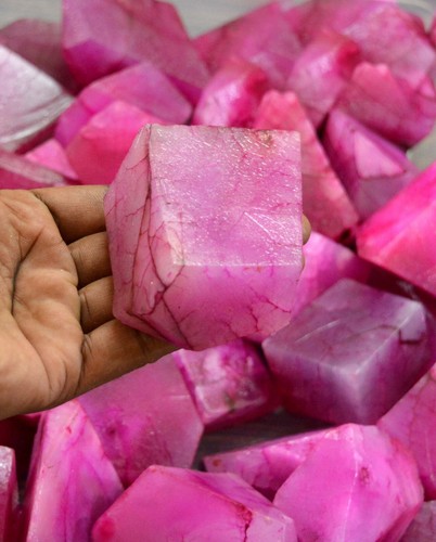 Geschenkverkauf 1000 kt rosa Kunzit Edelstein poliert grob Posten natürlich Afghanistan - Bild 9 von 11