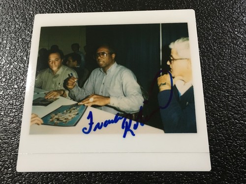  Frank Robinson Signed Kodak Instant Polaroid Photo Photograph JSA Autograph 80s - Picture 1 of 3