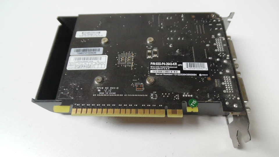 Genuine EVGA GeForce GT 640 2GB DDR3 PCI-E Video Card -- 02G-P4-2643-KR - Tested - Image 2 of 4