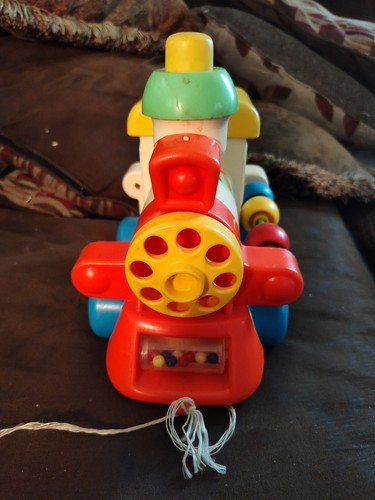 TRENO CHOO-CHOO VINTAGE PER BAMBINI GUIDA OCCUPATO GIOCATTOLO 1982 - Foto 5 di 9