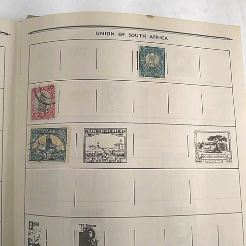 Old Stamp Book With Stamps Of The World From 1947 Era 160 Assorted Cancelled Pcs - Imagen 17 de 18