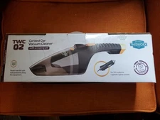 This Works TWC-02 BLACK Corded Car Vacuum Cleaner With Accessory Set New Sealed