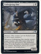 Unforgiving One NM/M* Kamigawa Neon Dynasty ENG 127 mtg --UnltdCards