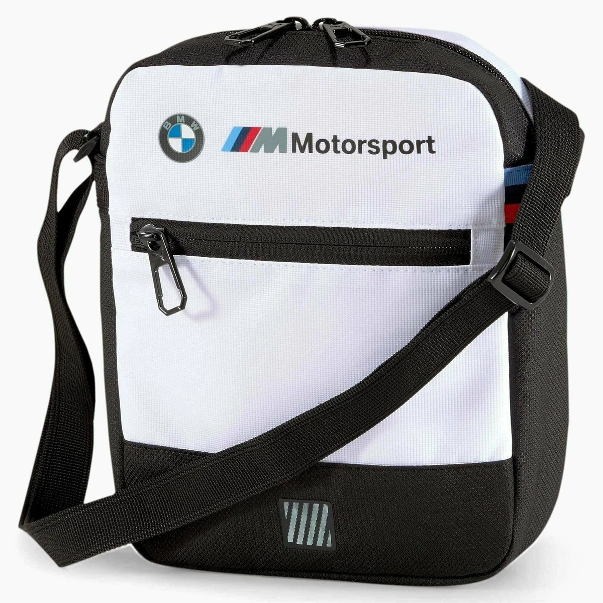 BMW Motorsport PUMA Lifestyle Portable Bag White Black eBay