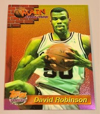 David Robinson #24 of 27 MAIN Attraktion 1993-94 Topps Finest Mint Spurs Vintage