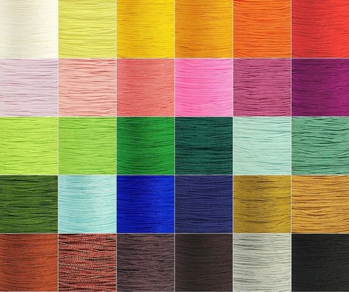 (0,30€/m) 10m Nylonfaden 0,5mm Nylonschnur Nylon Garn Flechtkordel Schmuckfaden - Bild 1 von 34