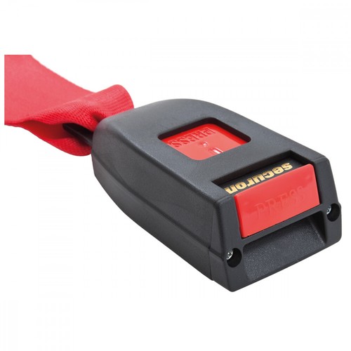 Rear Static Seat Belt For Mercedes Benz 300 SEL SaI 1965-1973 Red - Picture 2 of 6