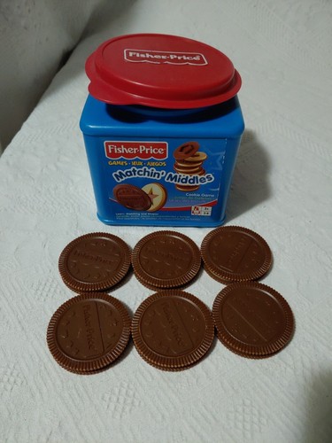 Fisher Price Matching Middles Cookie Game 6 Cookies - Picture 1 of 13