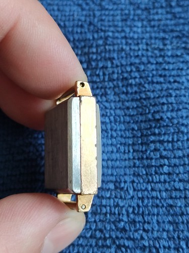 Elegant Luxury Soviet Watch 1970s Luch Square Case Gold Plated AU10 Vintage - Picture 8 of 11