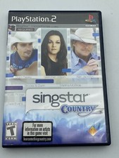 SingStar Country Sony PlayStation 2 2008 CIB Complete Video Game Tested PS2