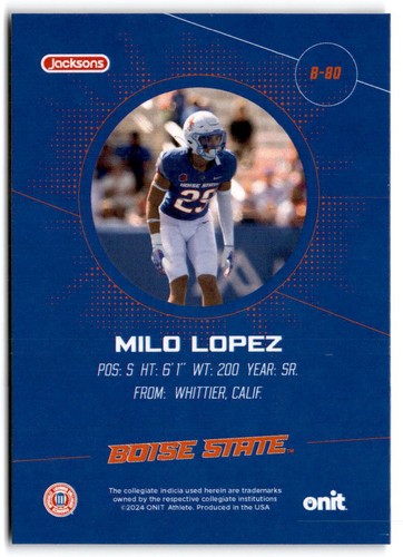 Tarjetas de fútbol americano ONIT Boise State Series 1 2024 base e insertos tu eliges tarjeta - Imagen 161 de 278